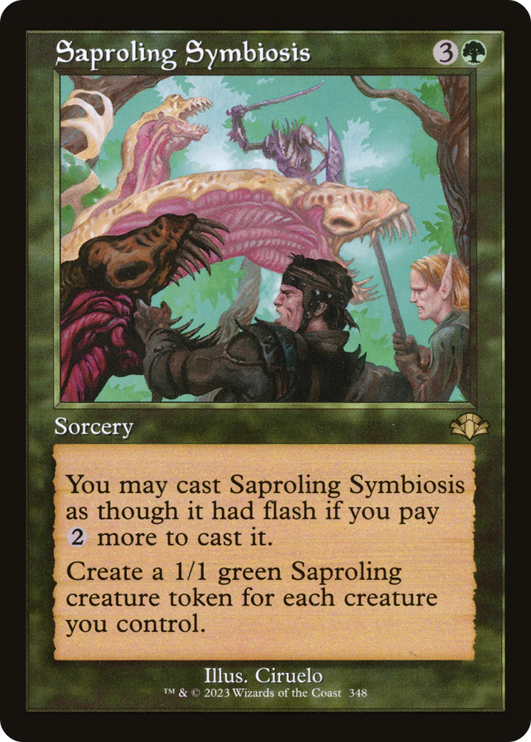 Saproling Symbiosis (Retro) [Dominaria Remastered] - Magic: The Gathering - Card Brawlers | Quebec | Canada |