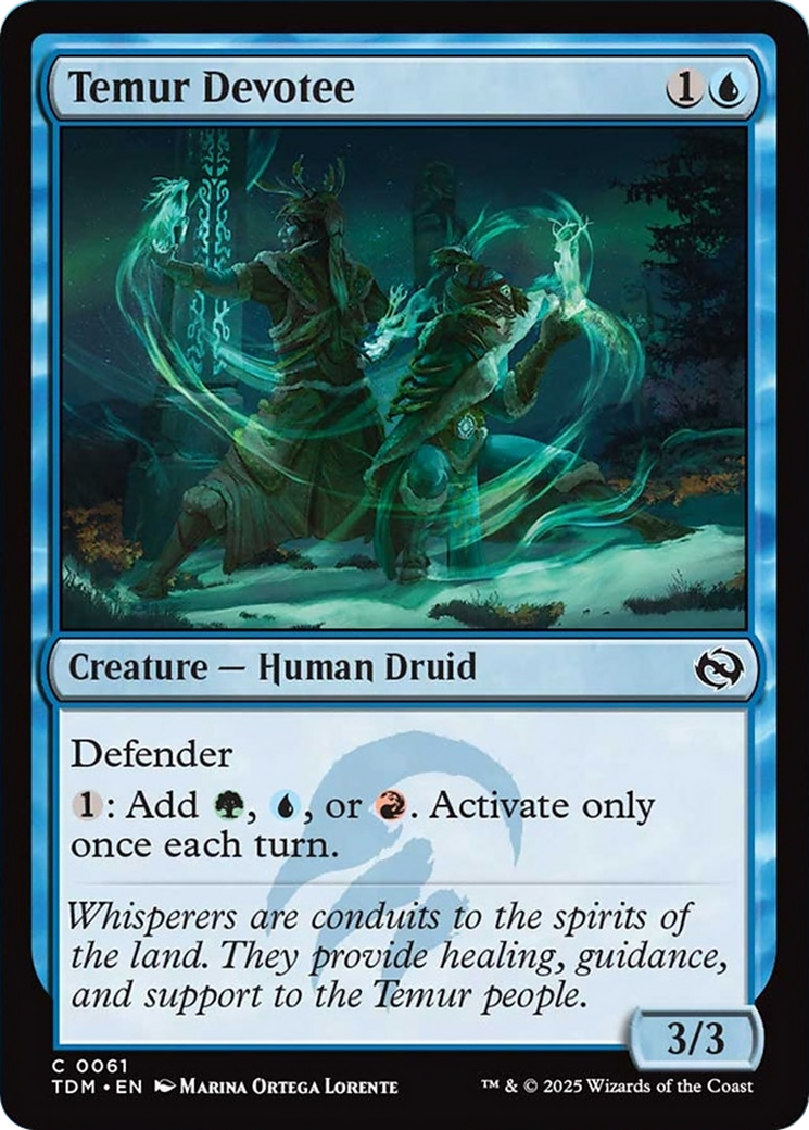 Temur Devotee [Tarkir: Dragonstorm] - Magic: The Gathering - Card Brawlers | Quebec | Canada |