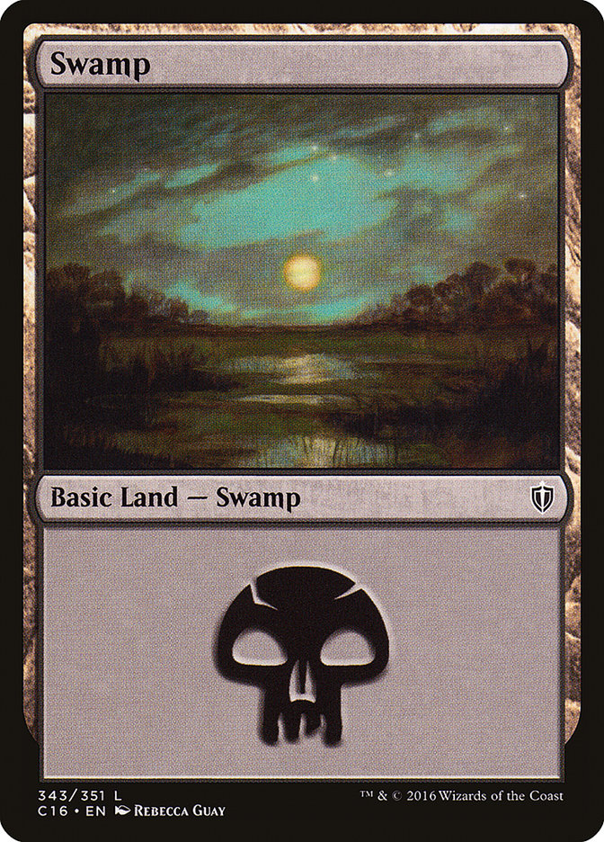 Swamp (343) [Commander 2016] - Magic: The Gathering - Card Brawlers | Quebec | Canada |