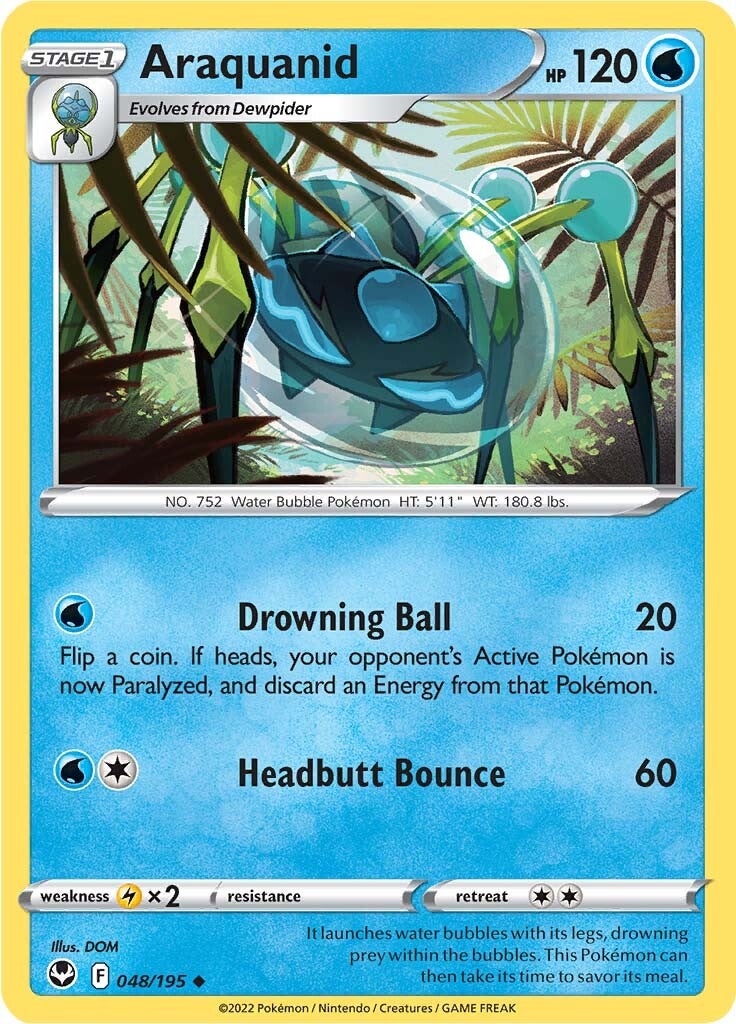 Araquanid (048/195) [Sword & Shield: Silver Tempest] - Pokémon - Card Brawlers | Quebec | Canada |