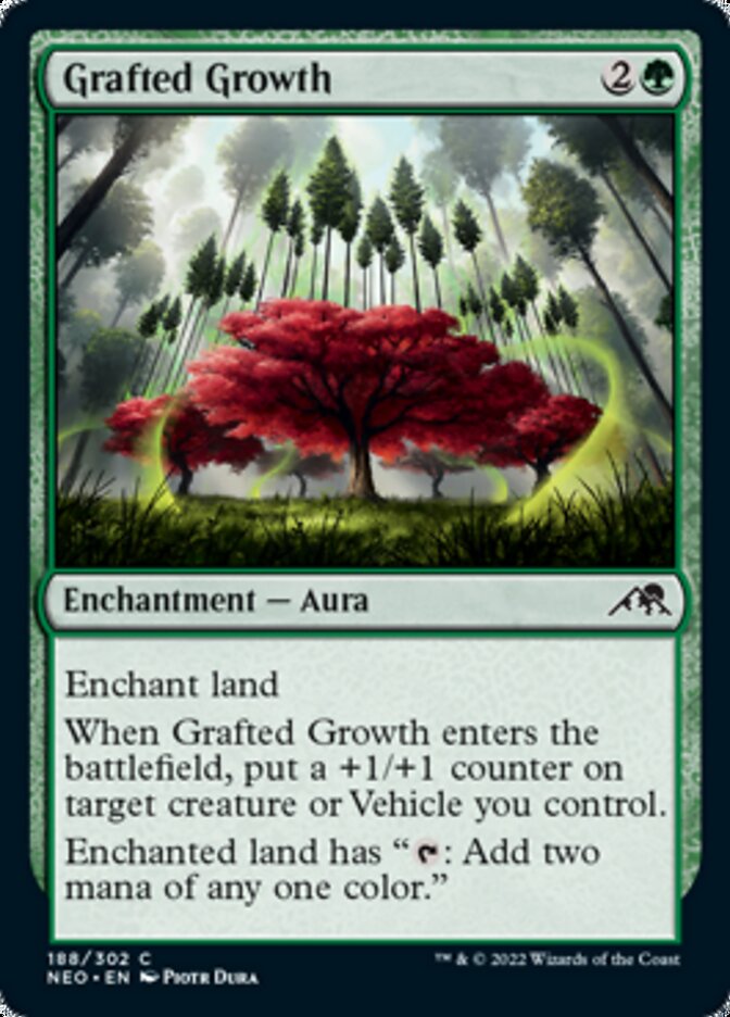 Grafted Growth [Kamigawa: Neon Dynasty] - Magic: The Gathering - Card Brawlers | Quebec | Canada |