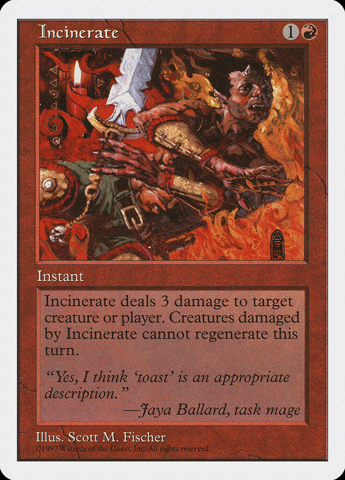 Incinerate [Fifth Edition] - Magic: The Gathering - Card Brawlers | Quebec | Canada |