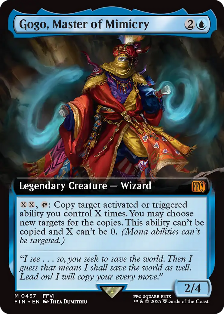 Gogo, Master of Mimicry (Extended Art) [FINAL FANTASY] - Magic: The Gathering - Card Brawlers | Quebec | Canada |