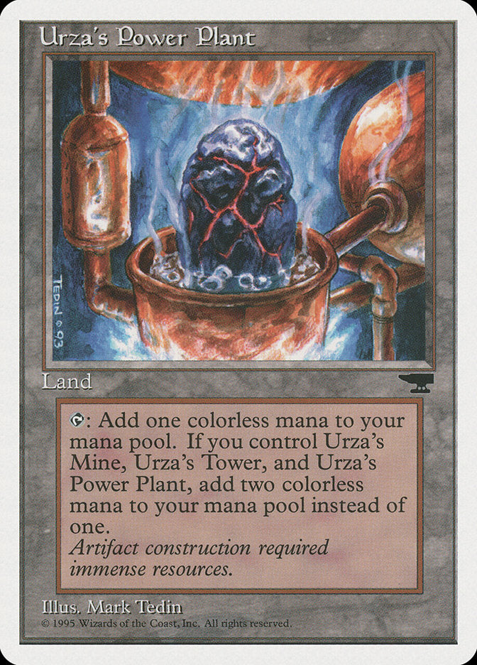 Urza's Power Plant (Boiling Rock) [Chronicles] - Magic: The Gathering - Card Brawlers | Quebec | Canada |