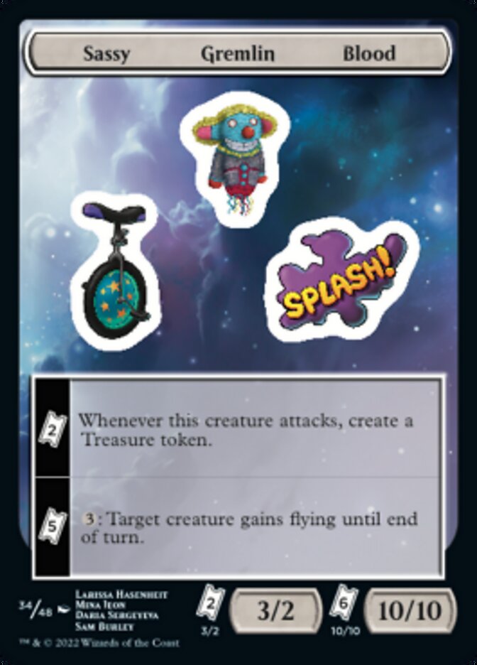 Sassy Gremlin Blood [Unfinity Stickers] - Magic: The Gathering - Card Brawlers | Quebec | Canada |