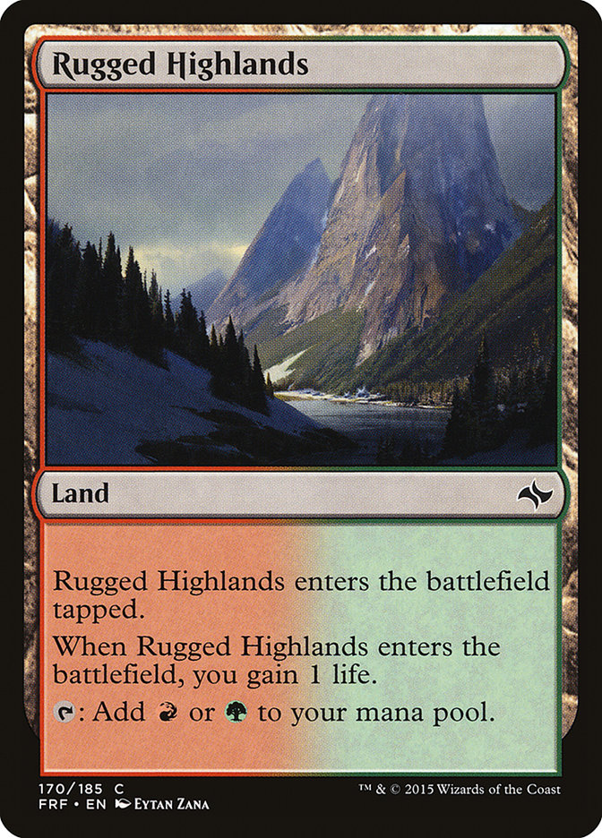 Rugged Highlands [Fate Reforged] - Magic: The Gathering - Card Brawlers | Quebec | Canada |