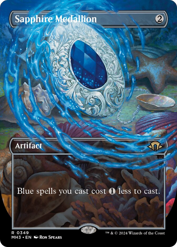 Sapphire Medallion (Borderless) [Modern Horizons 3] - Magic: The Gathering - Card Brawlers | Quebec | Canada |