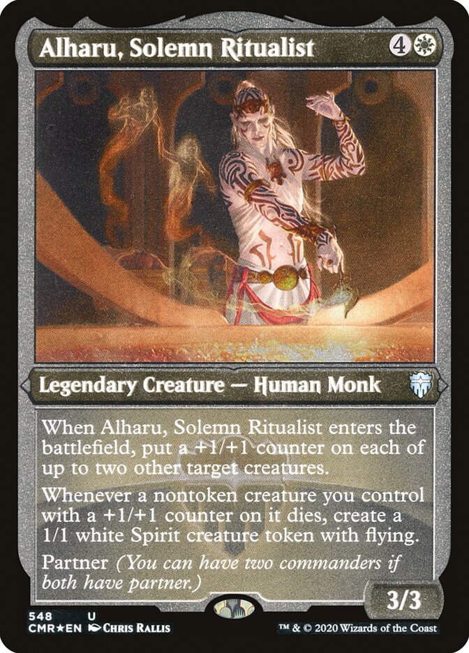 Alharu, Solemn Ritualist (Etched) [Commander Legends] - Magic: The Gathering - Card Brawlers | Quebec | Canada |