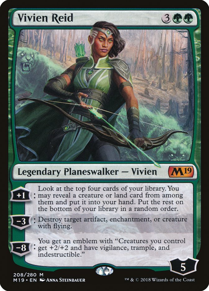 Vivien Reid [Core Set 2019] - Magic: The Gathering - Card Brawlers | Quebec | Canada |