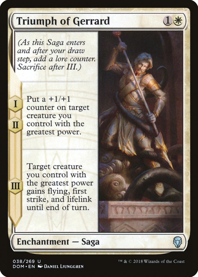Triumph of Gerrard [Dominaria] - Magic: The Gathering - Card Brawlers | Quebec | Canada |