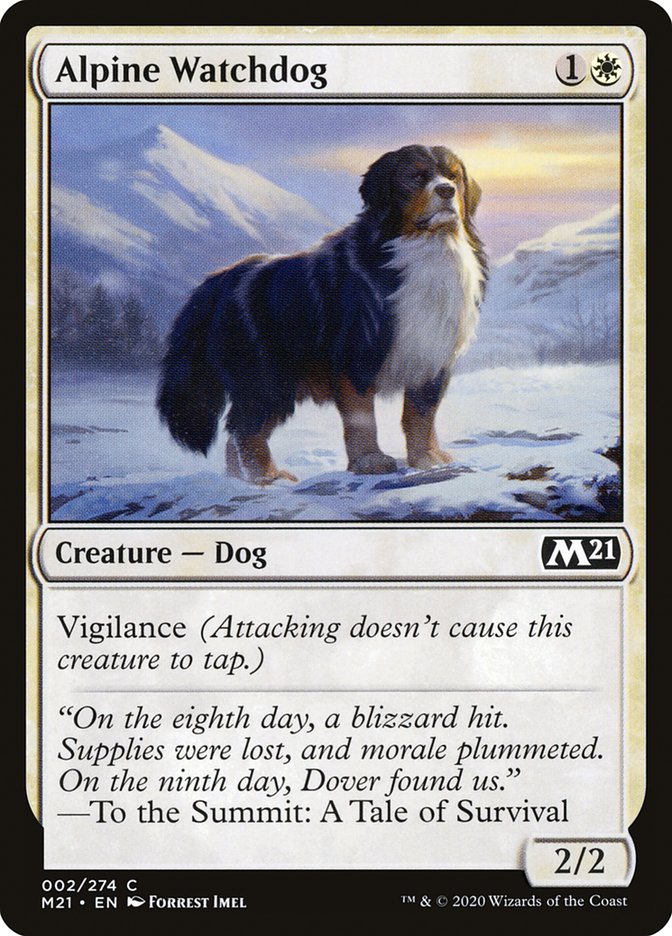 Alpine Watchdog [Core Set 2021] - Magic: The Gathering - Card Brawlers | Quebec | Canada |