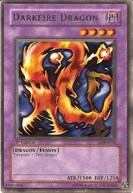 Darkfire Dragon [LOB-E015] Rare - Yu-Gi-Oh! - Card Brawlers | Quebec | Canada |