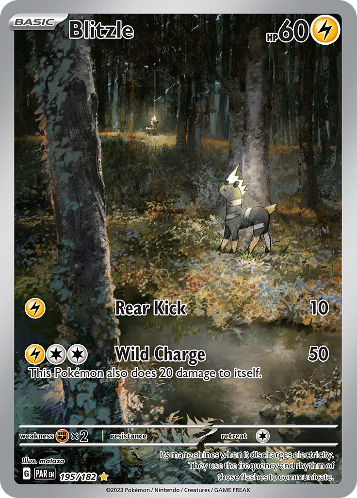 Blitzle (195/182) [Scarlet & Violet: Paradox Rift] - Pokémon - Card Brawlers | Quebec | Canada |