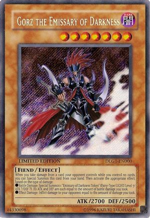 Gorz the Emissary of Darkness [DLG1-EN000] Secret Rare - Yu-Gi-Oh! - Card Brawlers | Quebec | Canada |