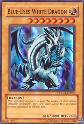 Blue-Eyes White Dragon [DLG1-EN002] Super Rare - Yu-Gi-Oh! - Card Brawlers | Quebec | Canada |