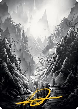 Mountain Art Card (Gold-Stamped Signature) [Innistrad: Midnight Hunt Art Series] - Magic: The Gathering - Card Brawlers | Quebec | Canada |