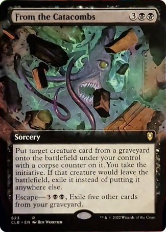 From the Catacombs (Extended Art) [Commander Legends: Battle for Baldur's Gate] - Magic: The Gathering - Card Brawlers | Quebec | Canada |