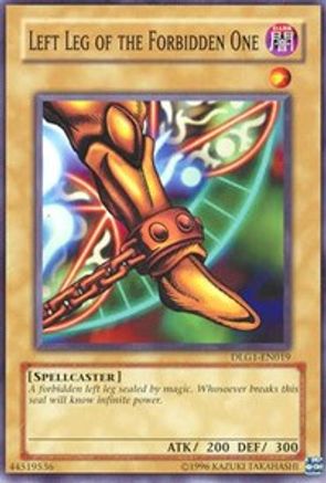Left Leg of the Forbidden One [DLG1-EN019] Common - Yu-Gi-Oh! - Card Brawlers | Quebec | Canada |