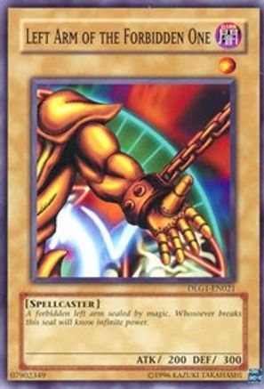 Left Arm of the Forbidden One [DLG1-EN021] Common - Yu-Gi-Oh! - Card Brawlers | Quebec | Canada |