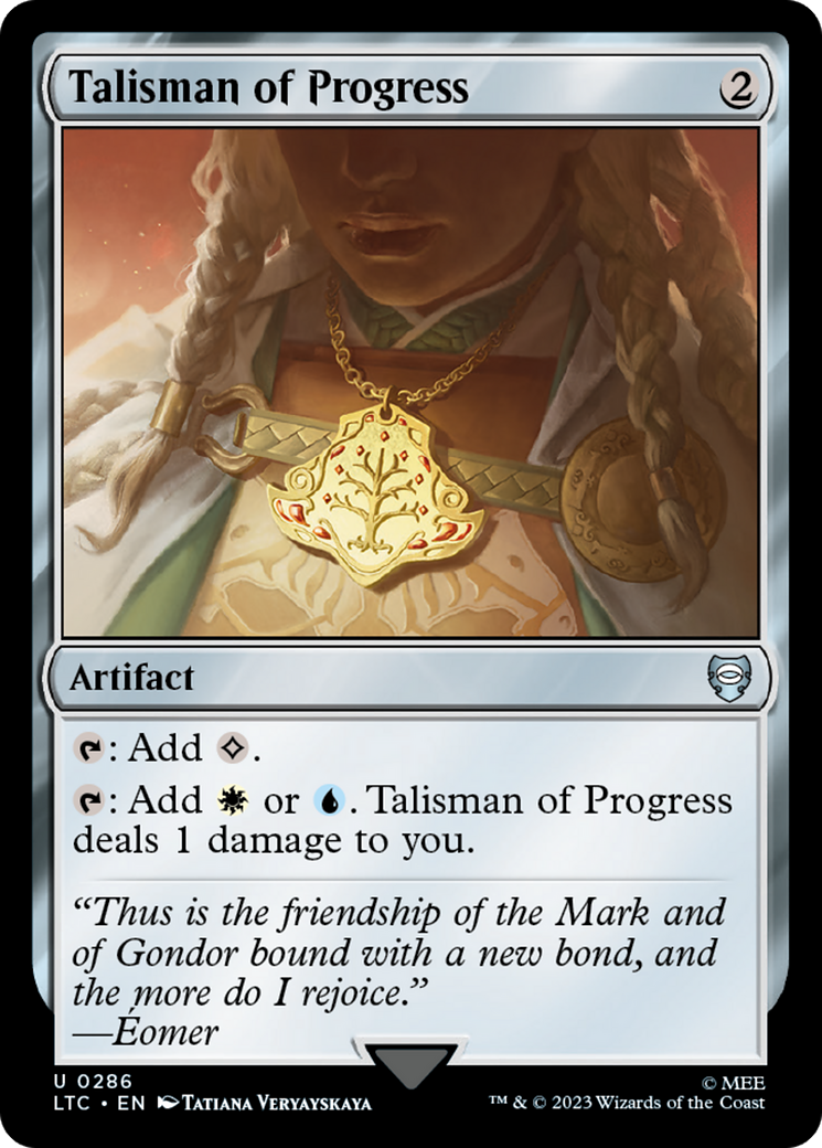 Talisman of Progress [The Lord of the Rings: Tales of Middle-Earth Commander] - Magic: The Gathering - Card Brawlers | Quebec | Canada |