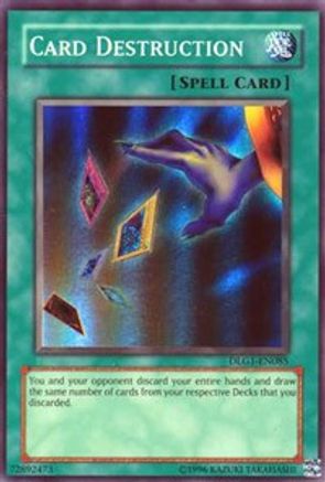 Card Destruction [DLG1-EN085] Super Rare - Yu-Gi-Oh! - Card Brawlers | Quebec | Canada |