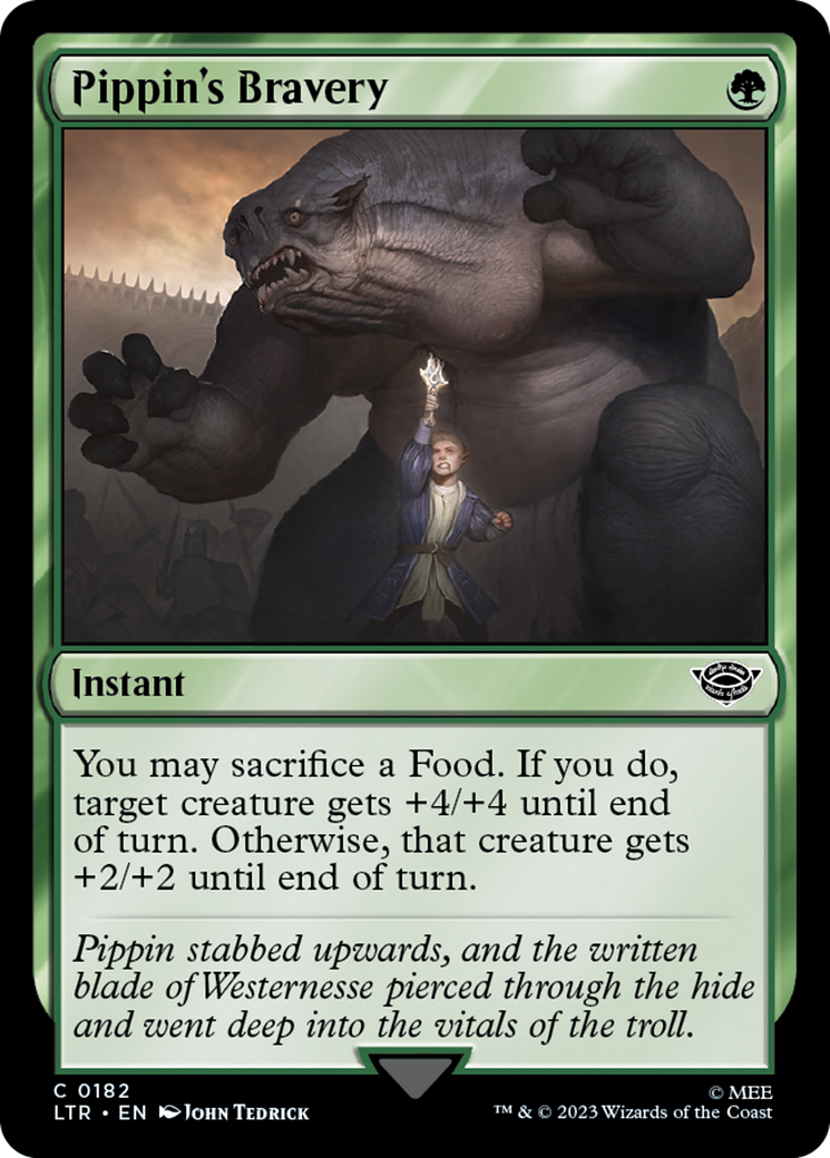 Pippin's Bravery [The Lord of the Rings: Tales of Middle-Earth] - Magic: The Gathering - Card Brawlers | Quebec | Canada |