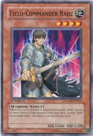 Field-Commander Rahz [SDWS-EN015] Common - Yu-Gi-Oh! - Card Brawlers | Quebec | Canada |