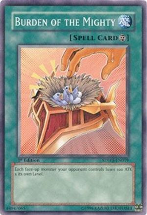 Burden of the Mighty [SDWS-EN019] Common - Yu-Gi-Oh! - Card Brawlers | Quebec | Canada |