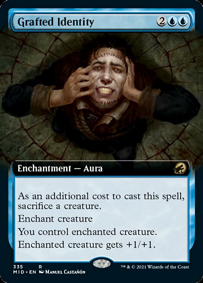 Grafted Identity (Extended Art) [Innistrad: Midnight Hunt] - Magic: The Gathering - Card Brawlers | Quebec | Canada |