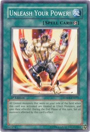 Unleash Your Power! [SDWS-EN031] Common - Yu-Gi-Oh! - Card Brawlers | Quebec | Canada |