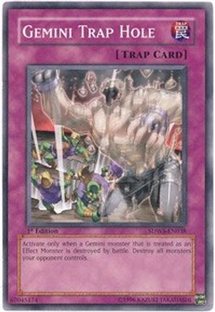 Gemini Trap Hole [SDWS-EN038] Common - Yu-Gi-Oh! - Card Brawlers | Quebec | Canada |