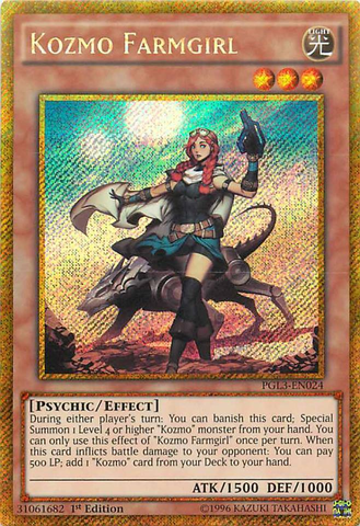 Kozmo Farmgirl [PGL3-EN024] Gold Secret Rare - Yu-Gi-Oh! - Card Brawlers | Quebec | Canada |