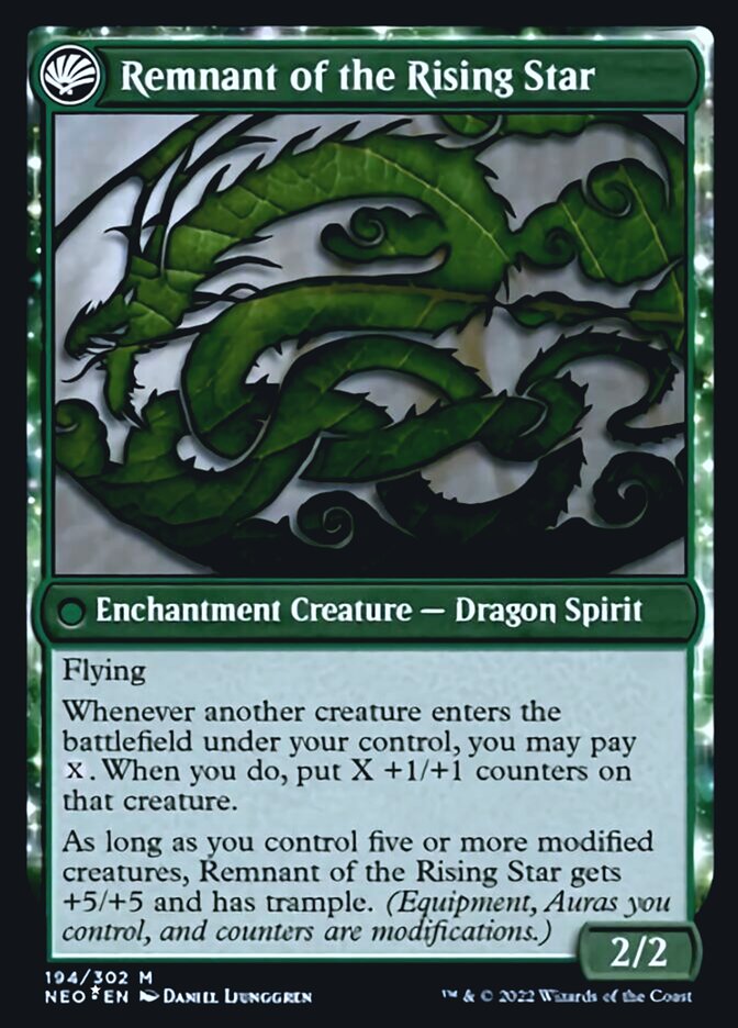 Jugan Defends the Temple // Remnant of the Rising Star [Kamigawa: Neon Dynasty Prerelease Promos] - Magic: The Gathering - Card Brawlers | Quebec | Canada |