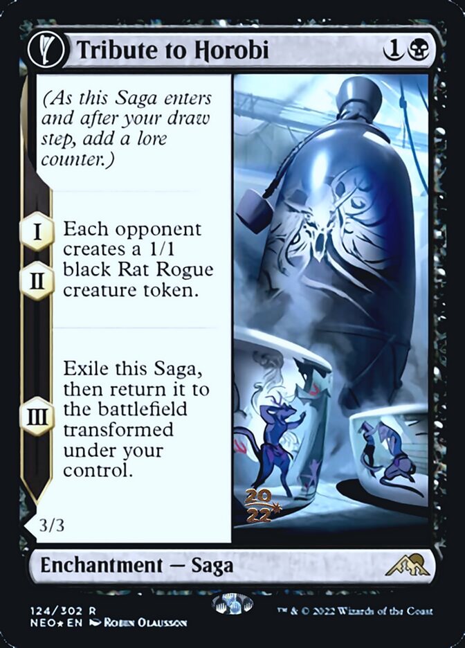 Tribute to Horobi // Echo of Death's Wail [Kamigawa: Neon Dynasty Prerelease Promos] - Magic: The Gathering - Card Brawlers | Quebec | Canada |