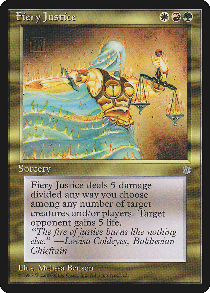 Fiery Justice [Ice Age] - Magic: The Gathering - Card Brawlers | Quebec | Canada |