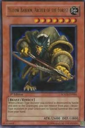 Yellow Baboon, Archer of the Forest [SOVR-EN084] Ultra Rare - Yu-Gi-Oh! - Card Brawlers | Quebec | Canada |