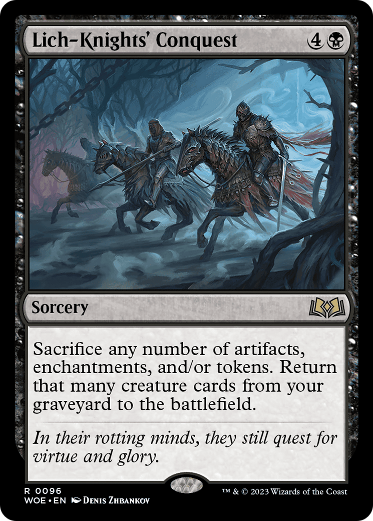 Lich-Knights' Conquest [Wilds of Eldraine] - Magic: The Gathering - Card Brawlers | Quebec | Canada |