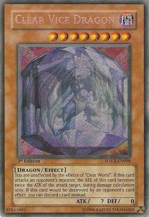 Clear Vice Dragon [SOVR-EN098] Secret Rare - Yu-Gi-Oh! - Card Brawlers | Quebec | Canada |