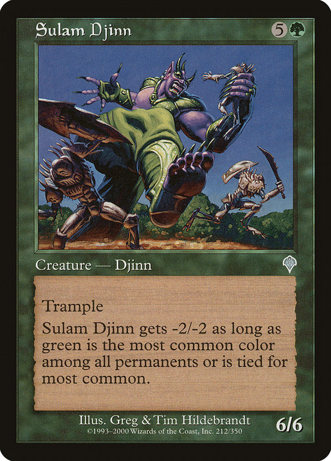 Sulam Djinn [Invasion] - Magic: The Gathering - Card Brawlers | Quebec | Canada |