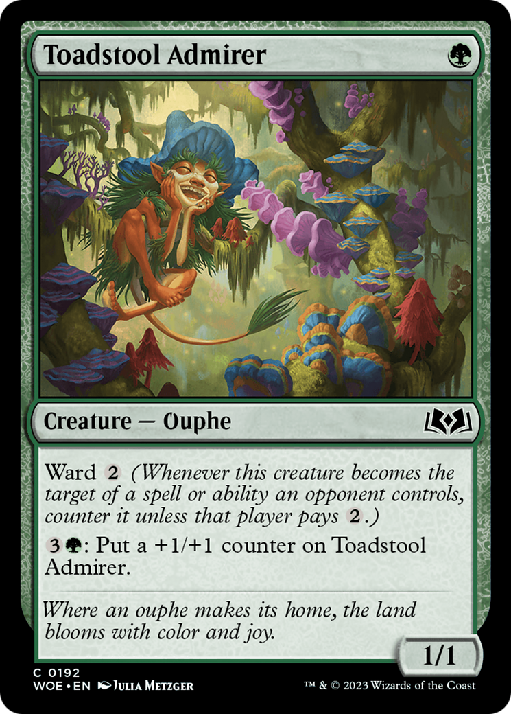 Toadstool Admirer [Wilds of Eldraine] - Magic: The Gathering - Card Brawlers | Quebec | Canada |