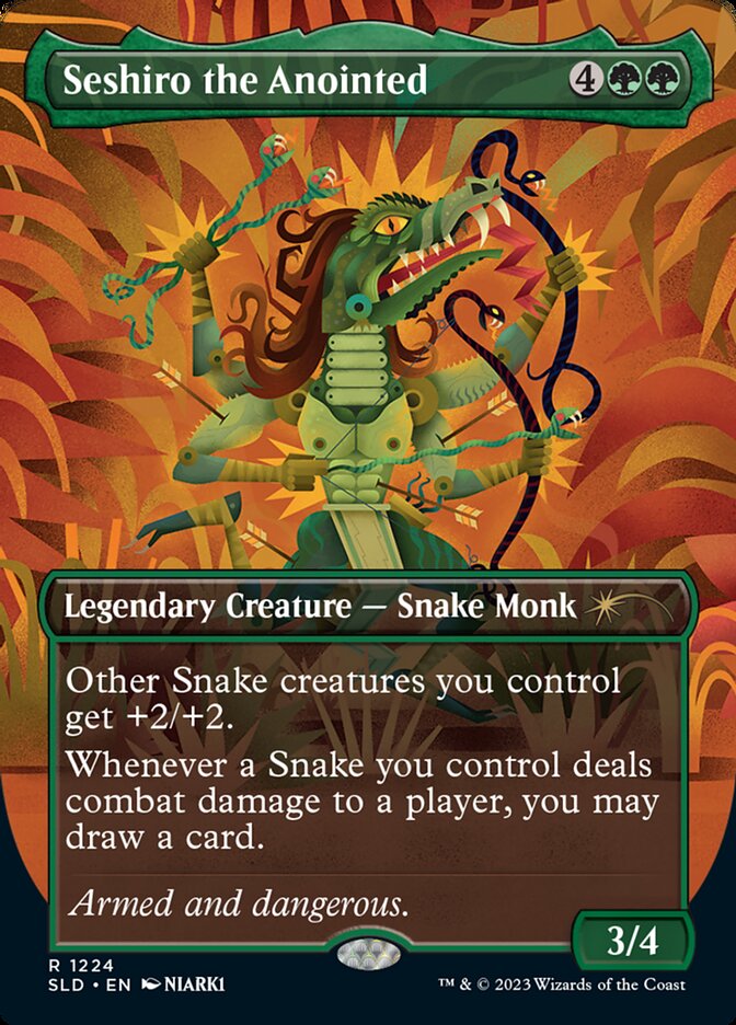 Seshiro the Anointed (Borderless) [Secret Lair Drop Series] - Magic: The Gathering - Card Brawlers | Quebec | Canada |