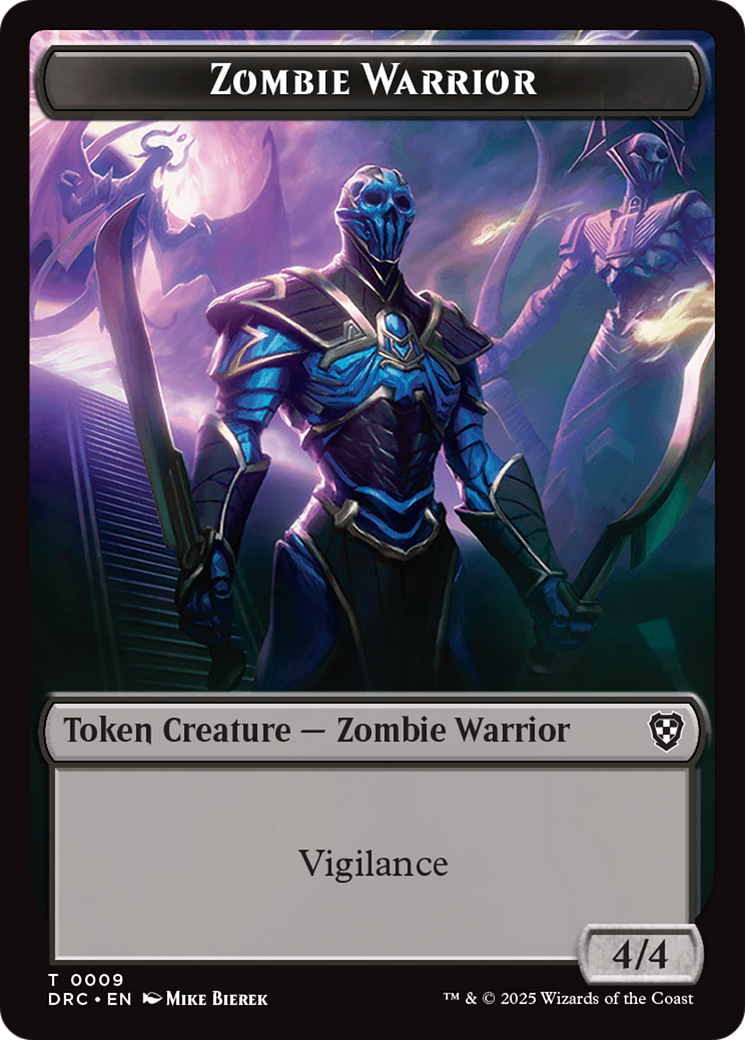 Zombie Army // Zombie Warrior Double-Sided Token [Aetherdrift Commander Tokens] - Magic: The Gathering - Card Brawlers | Quebec | Canada |