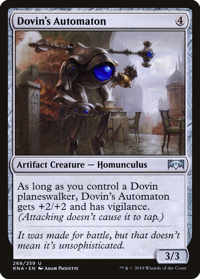 Dovin's Automaton [Ravnica Allegiance] - Magic: The Gathering - Card Brawlers | Quebec | Canada |