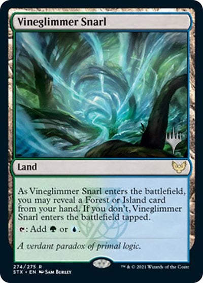 Vineglimmer Snarl (Promo Pack) [Strixhaven: School of Mages Promos] - Magic: The Gathering - Card Brawlers | Quebec | Canada |