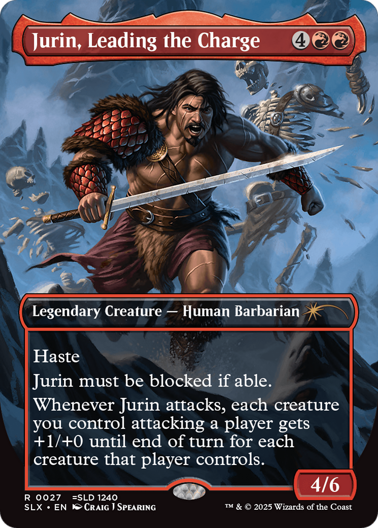 Jurin, Leading the Charge [Secret Lair: Universes Within] - Magic: The Gathering - Card Brawlers | Quebec | Canada |
