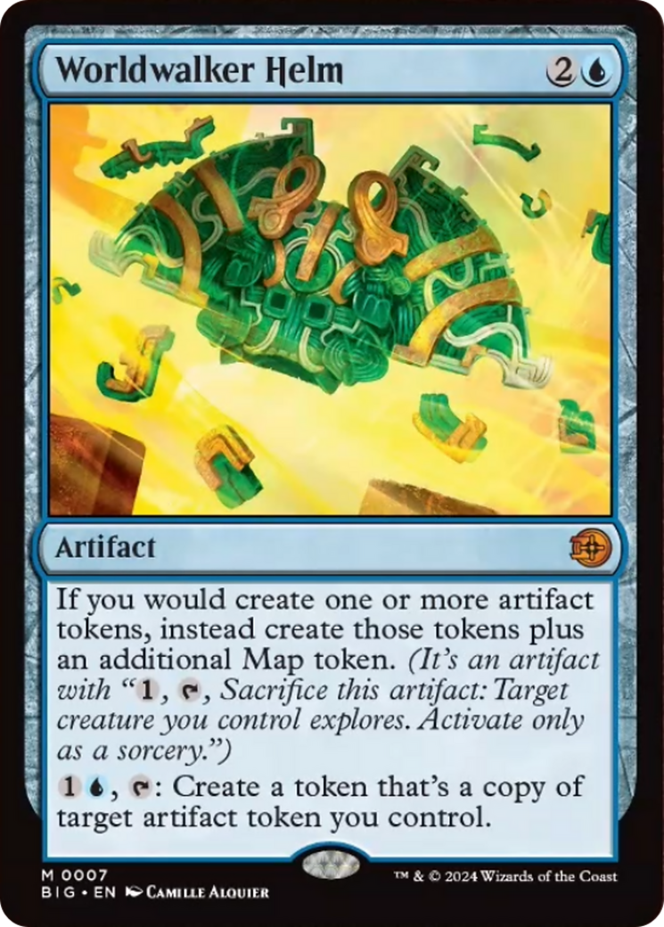 Worldwalker Helm [Outlaws of Thunder Junction: The Big Score] - Magic: The Gathering - Card Brawlers | Quebec | Canada |