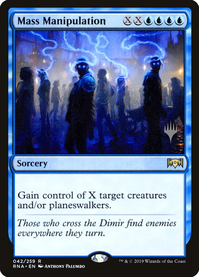 Mass Manipulation (Promo Pack) [Ravnica Allegiance Promos] - Magic: The Gathering - Card Brawlers | Quebec | Canada |