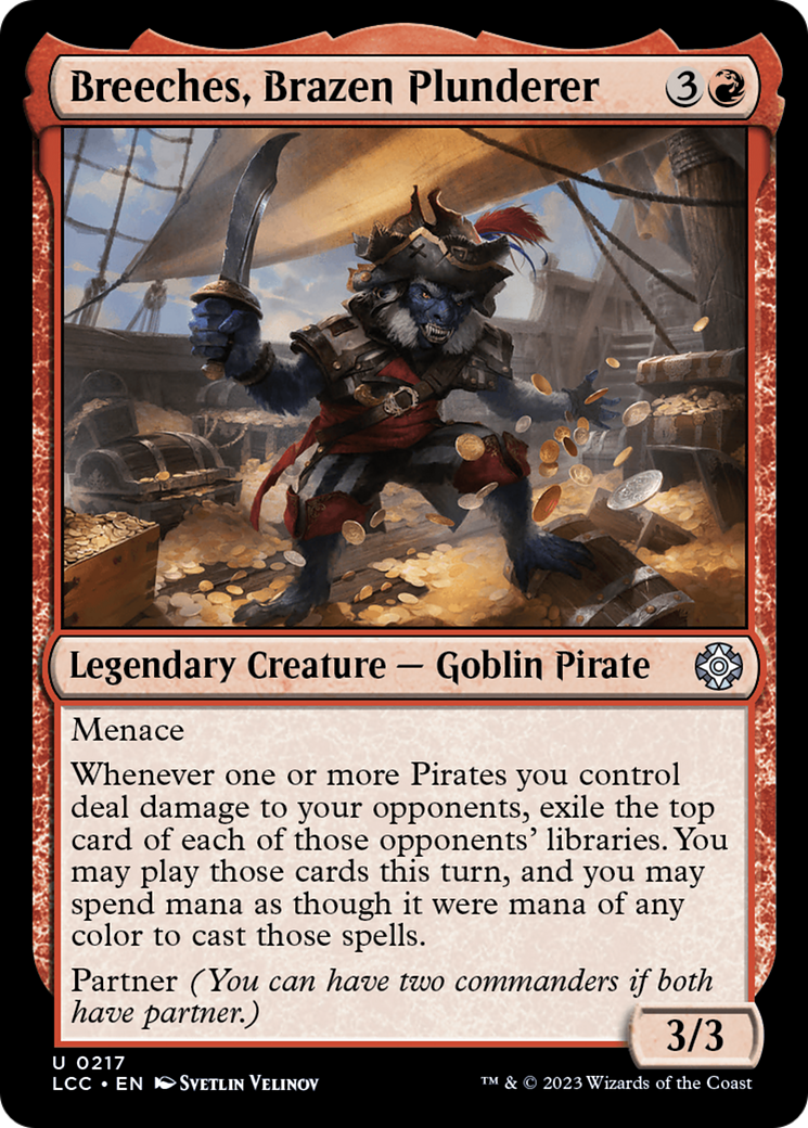 Breeches, Brazen Plunderer [The Lost Caverns of Ixalan Commander] - Magic: The Gathering - Card Brawlers | Quebec | Canada |