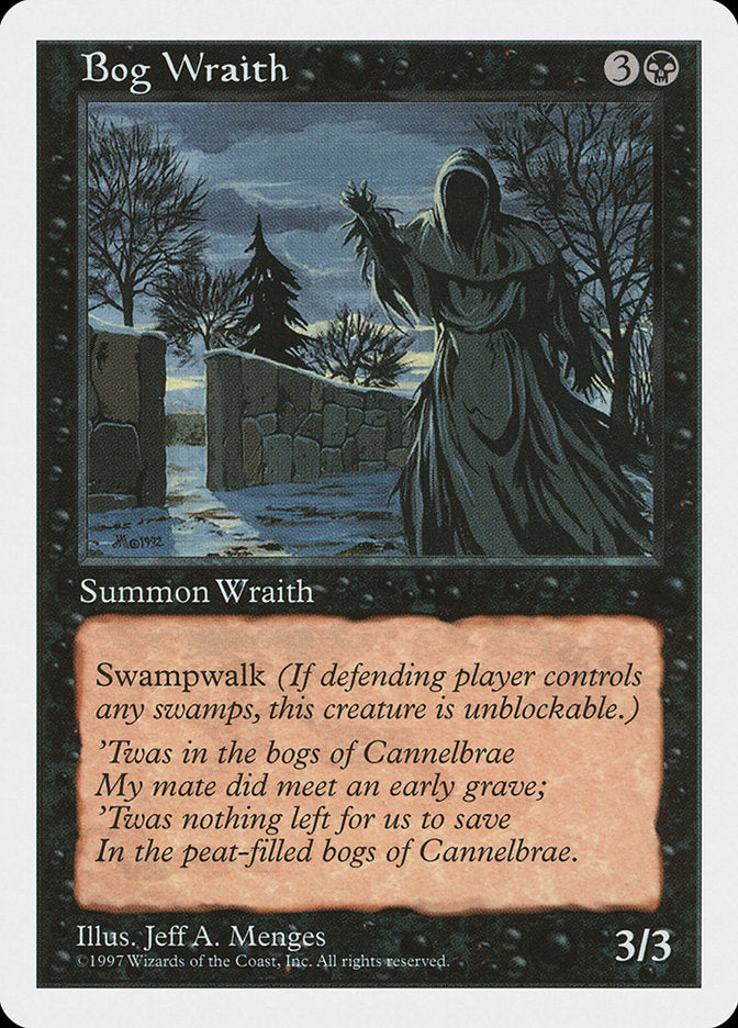 Bog Wraith [Fifth Edition] - Magic: The Gathering - Card Brawlers | Quebec | Canada |