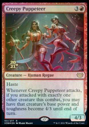 Creepy Puppeteer [Innistrad: Crimson Vow Prerelease Promos] - Magic: The Gathering - Card Brawlers | Quebec | Canada |